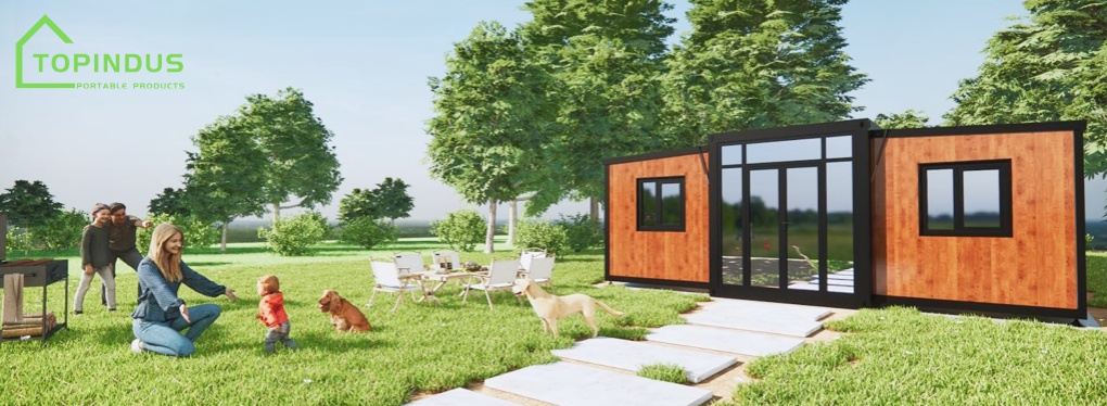 Portable Prefab Folding House with 3 Bedrooms