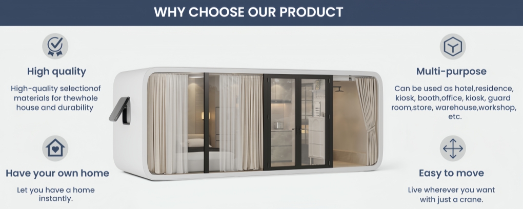 prefab apple cabin factory price