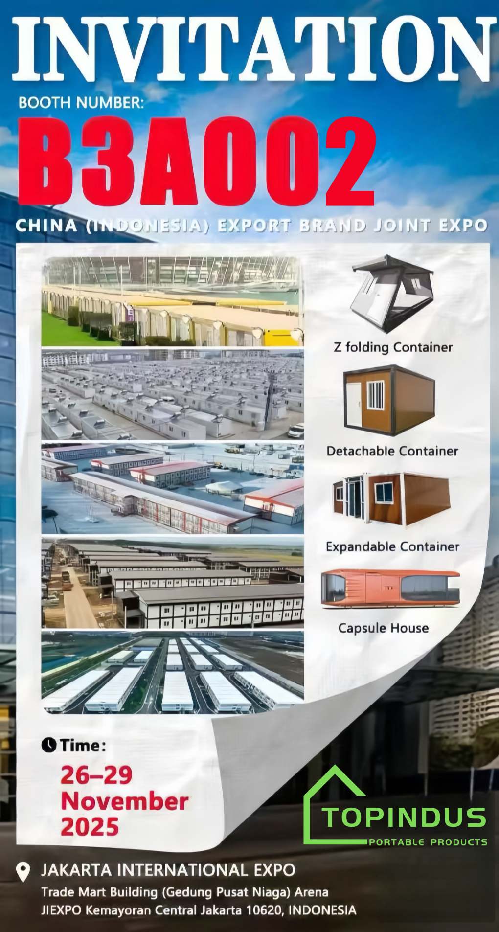 टॉपइंडस चीन (अंडोनेशिया) निर्यात ब्रांड संयुक्त एक्सपो में भाग लेगा