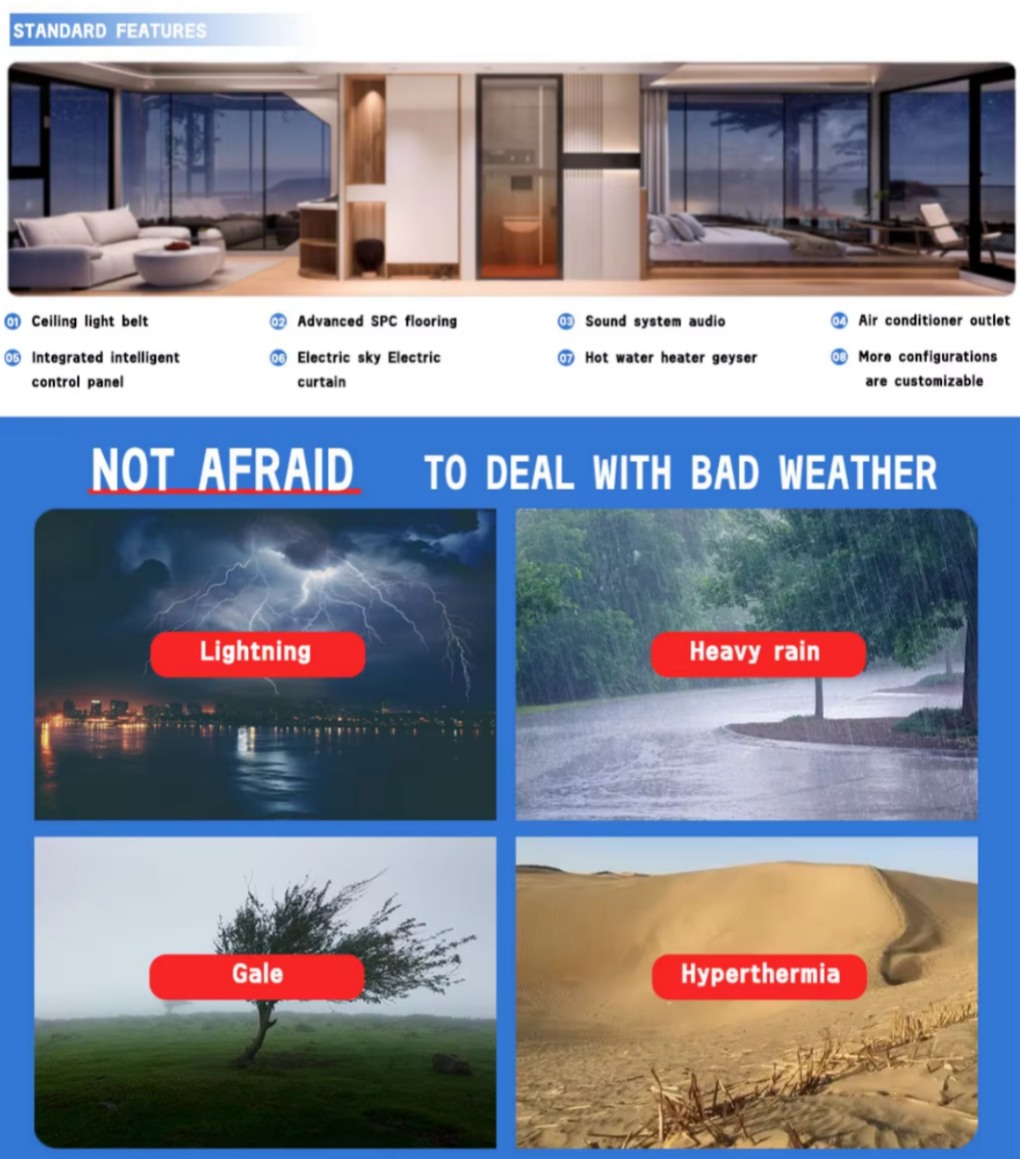 Prefabricated Modern Mobile Space Capsule House