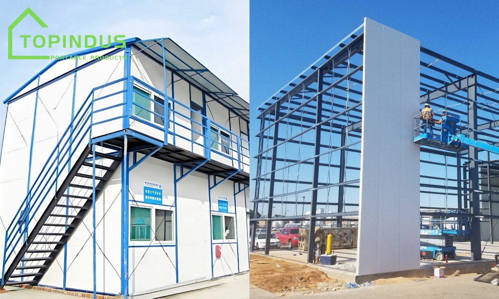 Fast Installation Light Steel and Heavy Steel Prefabricated Buildings