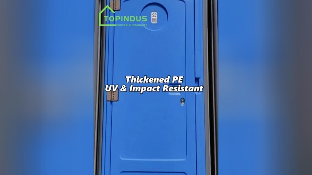 हल्के, टिकाऊ एचडीपीई प्लास्टिक से बने पोर्टेबल शौचालय